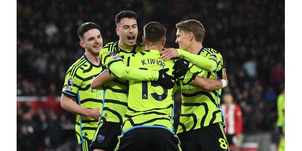 Arsenal bombardeerde met 31 doelpunten en toonde hun heroïsche kwaliteiten met volledige vuurkracht